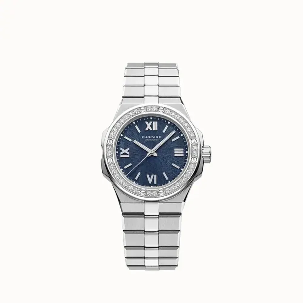 Chopard Alpine Eagle 33, 33 mm, automatic, Lucent Steel™, diamonds