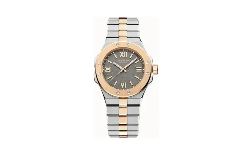 Chopard Alpine Eagle 33, 33 mm, automatic, ethical rose gold, Lucent Steel™