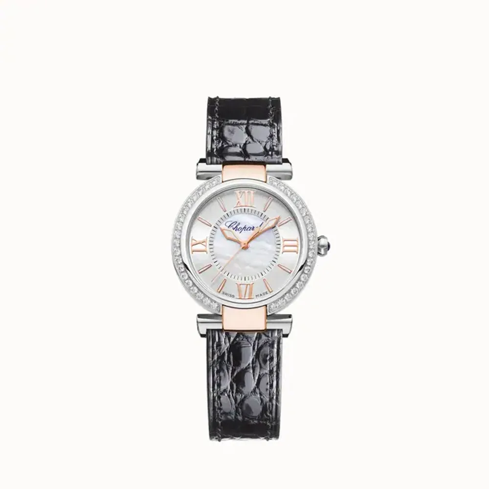 Chopard Imperiale, 29 mm, automatic, ethical rose gold, Lucent Steel™, diamonds
