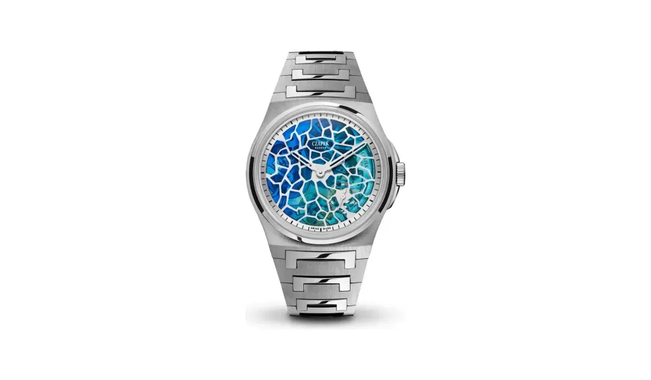 Czapek Antarctique, Plique-à-jour - Polar Blue