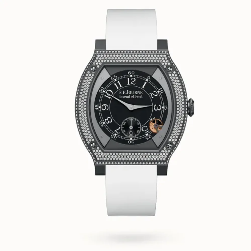 F.P. Journe Élégante 48 mm Titalyt® Set With Diamonds