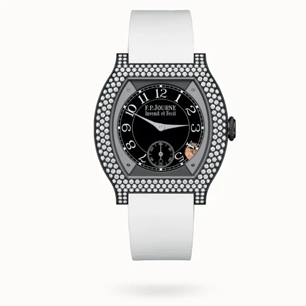 F.P. Journe Élégante 40 mm Titalyt® 12 Rows Of Diamonds