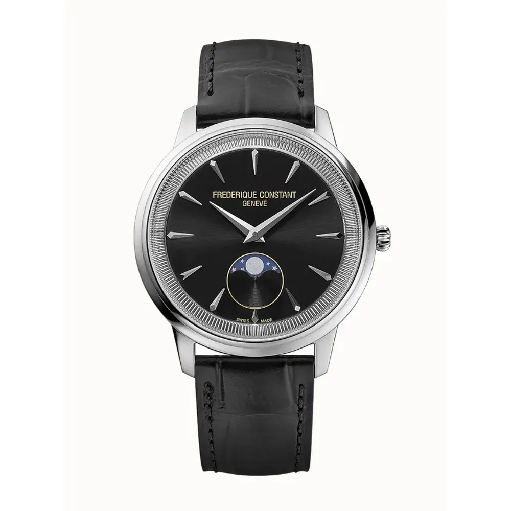 Frederique Constant Classics Moneta Moonphase, Men, Unisex, Women · Quartz