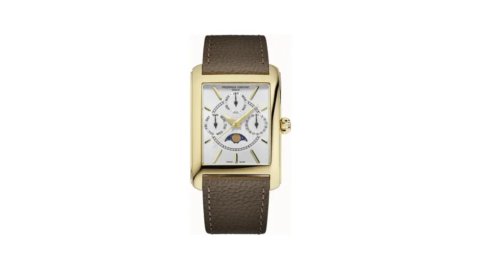 Frederique Constant Classics Carree Calendar Moonphase, Men · Quartz