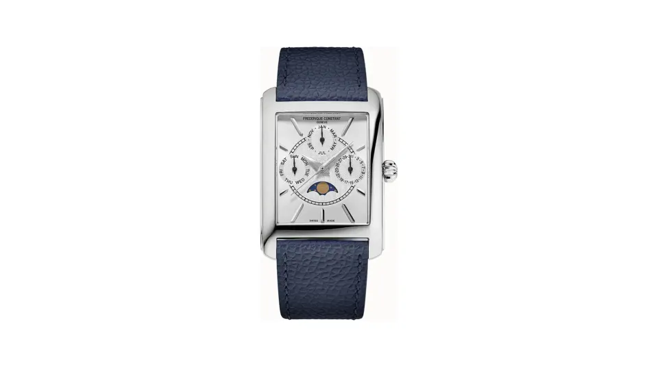 Frederique Constant Classics Carree Calendar Moonphase, Men · Quartz