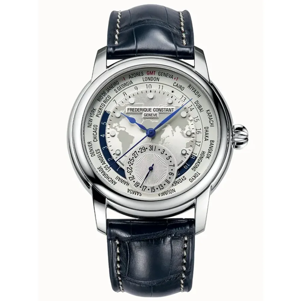 Frederique Constant Manufacture Classic Worldtimer, Men · Automatic