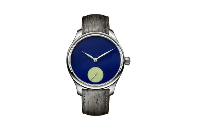 H. Moser & Cie. Endeavour Small Seconds Concept POP Lapis lazuli and lemon chrysoprase