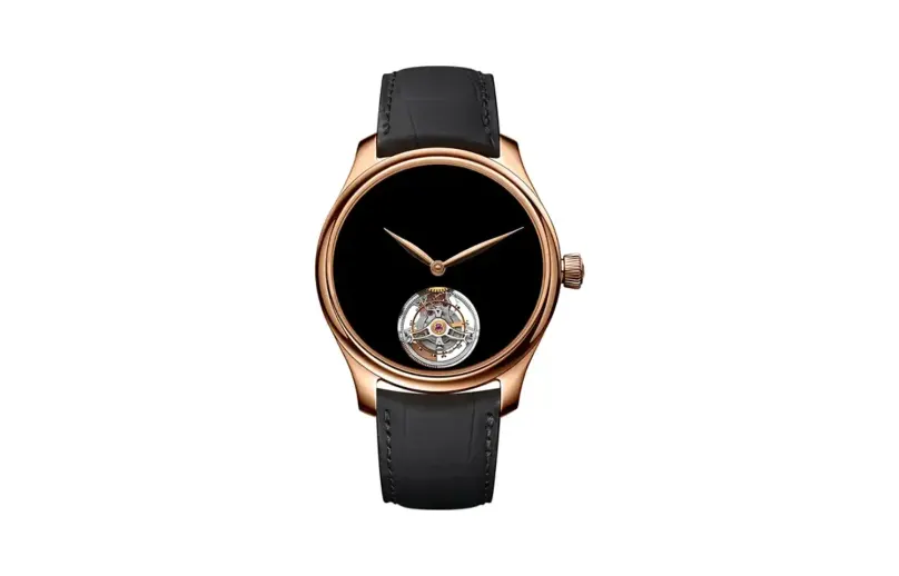 H. Moser & Cie. Endeavour Tourbillon Concept Vantablack®, Steel · 40 mm