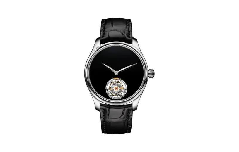 H. Moser & Cie. Endeavour Tourbillon Concept Vantablack®, Steel · 40 mm