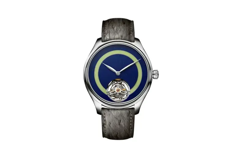 H. Moser & Cie. Endeavour Tourbillon Concept POP Lapis lazuli and lemon chrysoprase