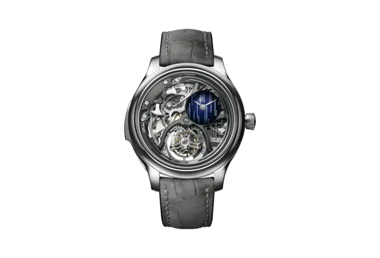 H. Moser & Cie. Endeavour Minute Repeater Cylindrical Tourbillon Skeleton Cosmic Rain