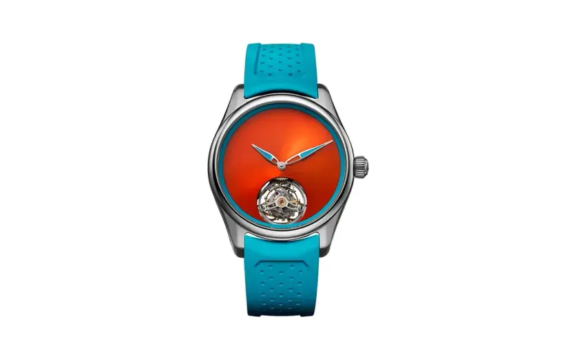 H. Moser & Cie. Pioneer Tourbillon Spiced Aqua