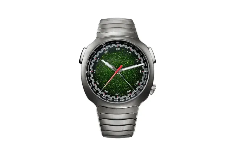H. Moser & Cie. Streamliner Flyback Chronograph Automatic Matrix Green Fumé