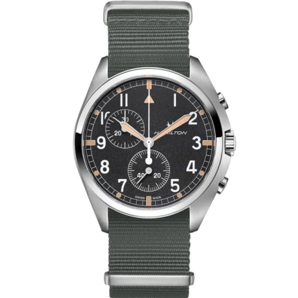 Hamilton Khaki Aviation Pilot Pioneer Chrono Quartz