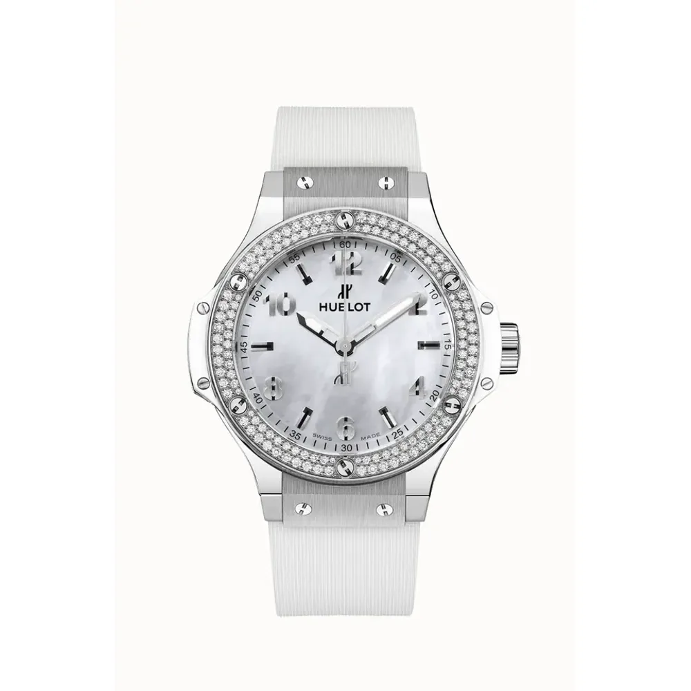 Hublot Big Bang All White Diamonds Mother of Pearl 38 mm
