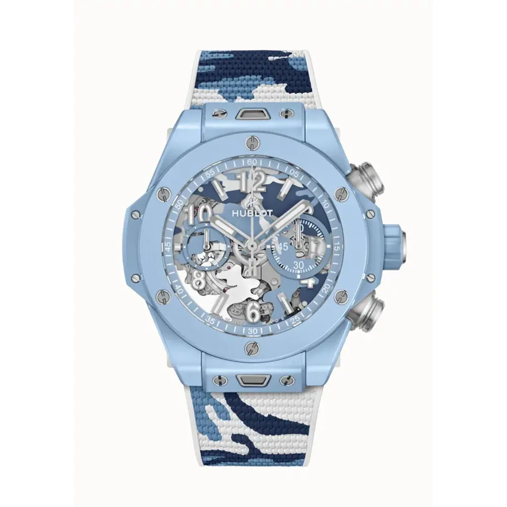 Hublot Big Bang Unico Sky Blue Camo 44 mm