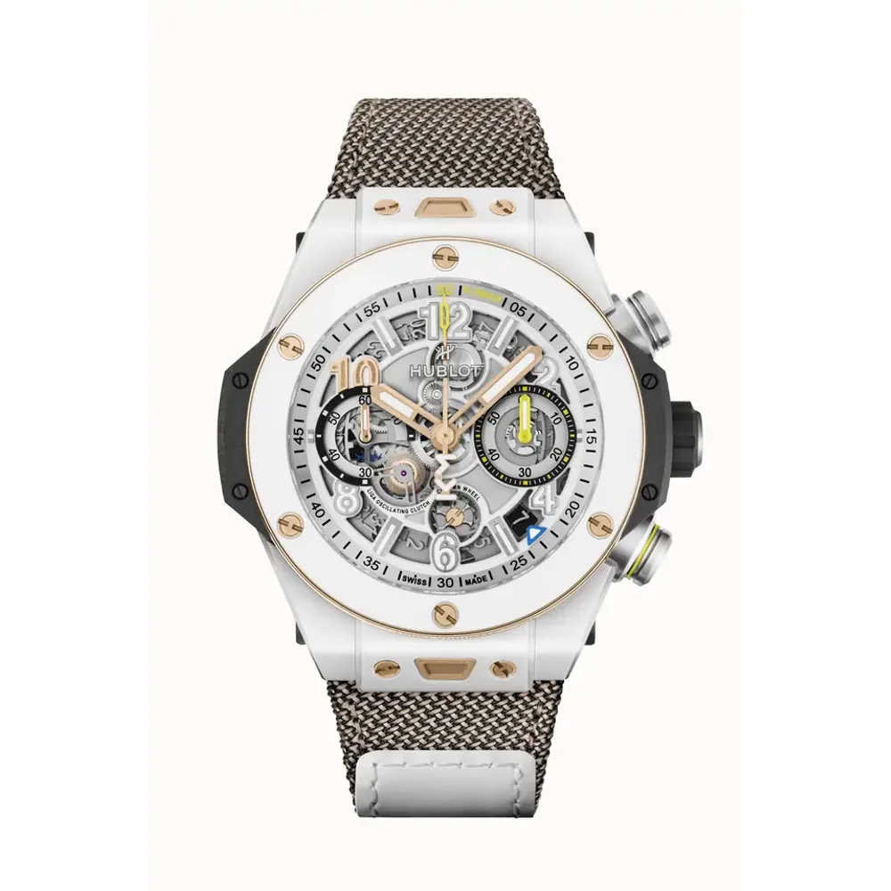 Hublot Big Bang Reloaded Kylian Mbappé White Ceramic 44 mm