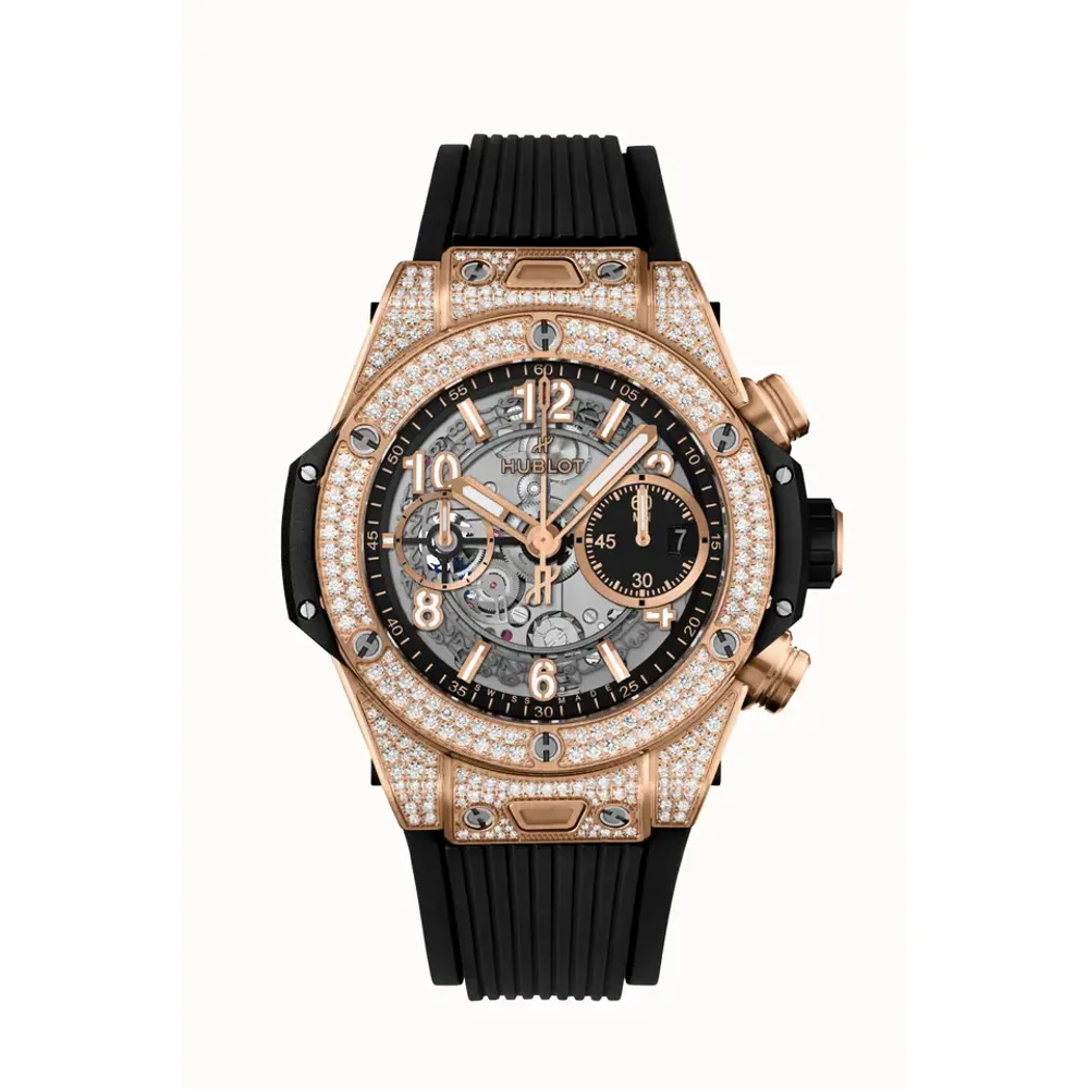Hublot Big Bang Unico King Gold Pavé 42 mm