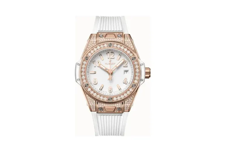 Hublot Big Bang One Click King Gold White Pavé 33 mm