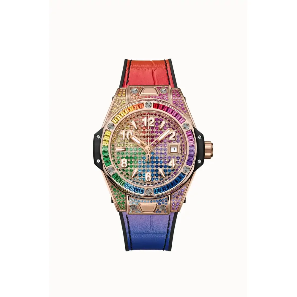 Hublot Big Bang One Click King Gold Rainbow 33 mm