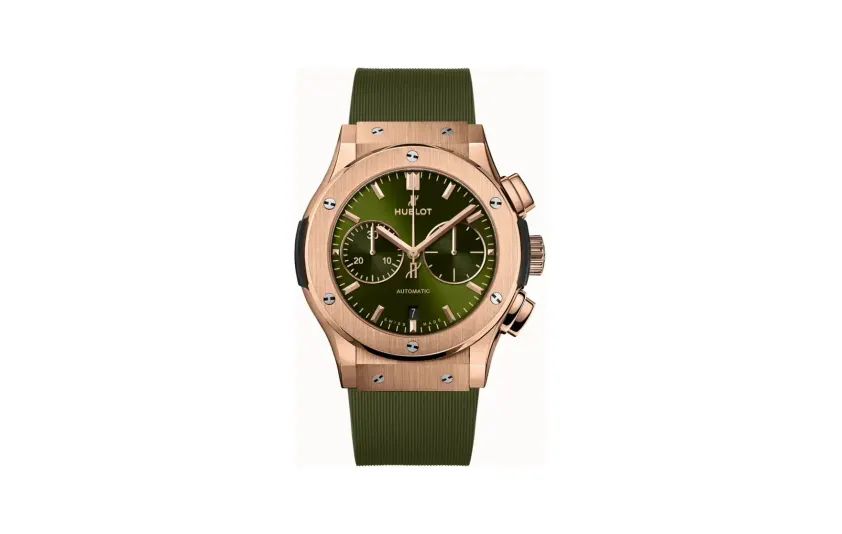 Hublot Classic Fusion Chronograph King Gold Green 45 mm