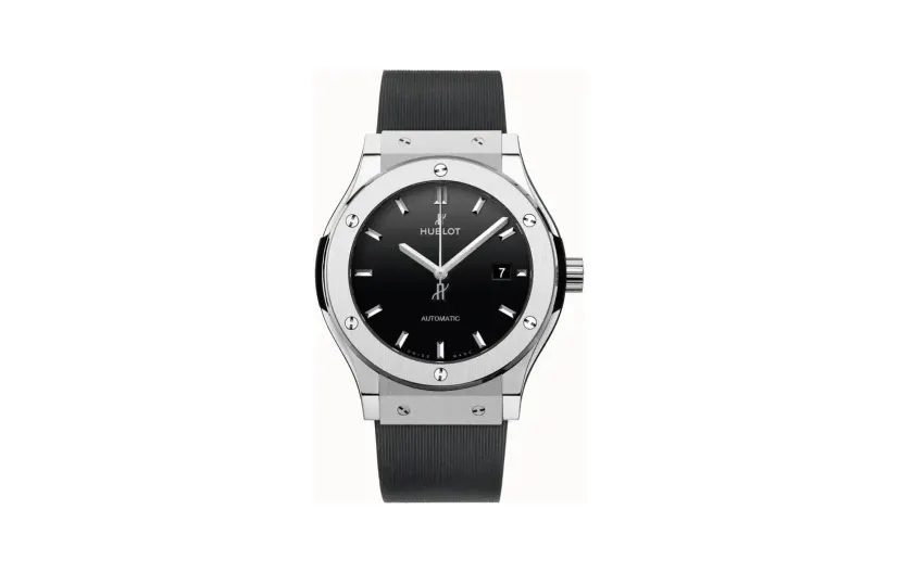 Hublot Classic Fusion Titanium Black Shiny on Rubber 42 mm