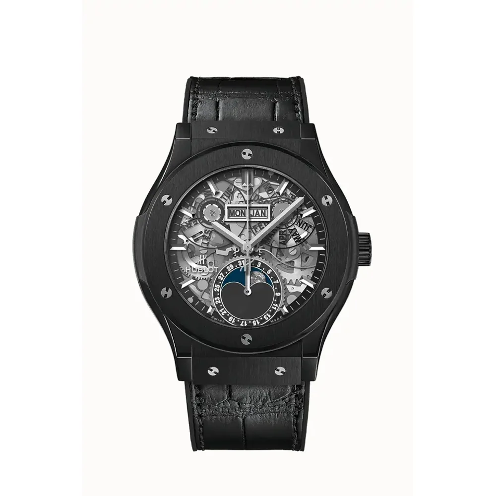 Hublot Classic Fusion Aerofusion Moonphase Black Magic 42 mm