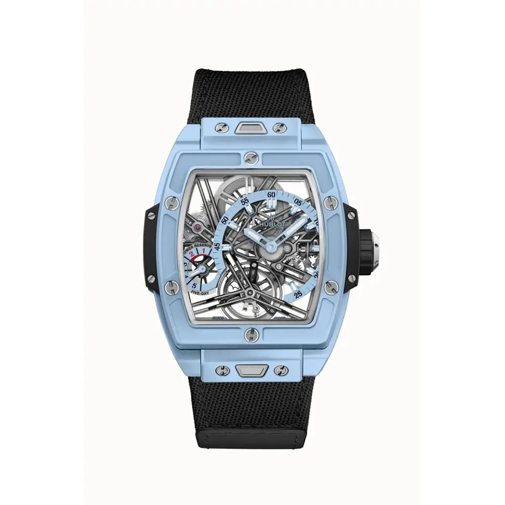 Hublot Spirit of Big Bang Tourbillon 5-Day Power Reserve Sky Blue Ceramic 42 mm