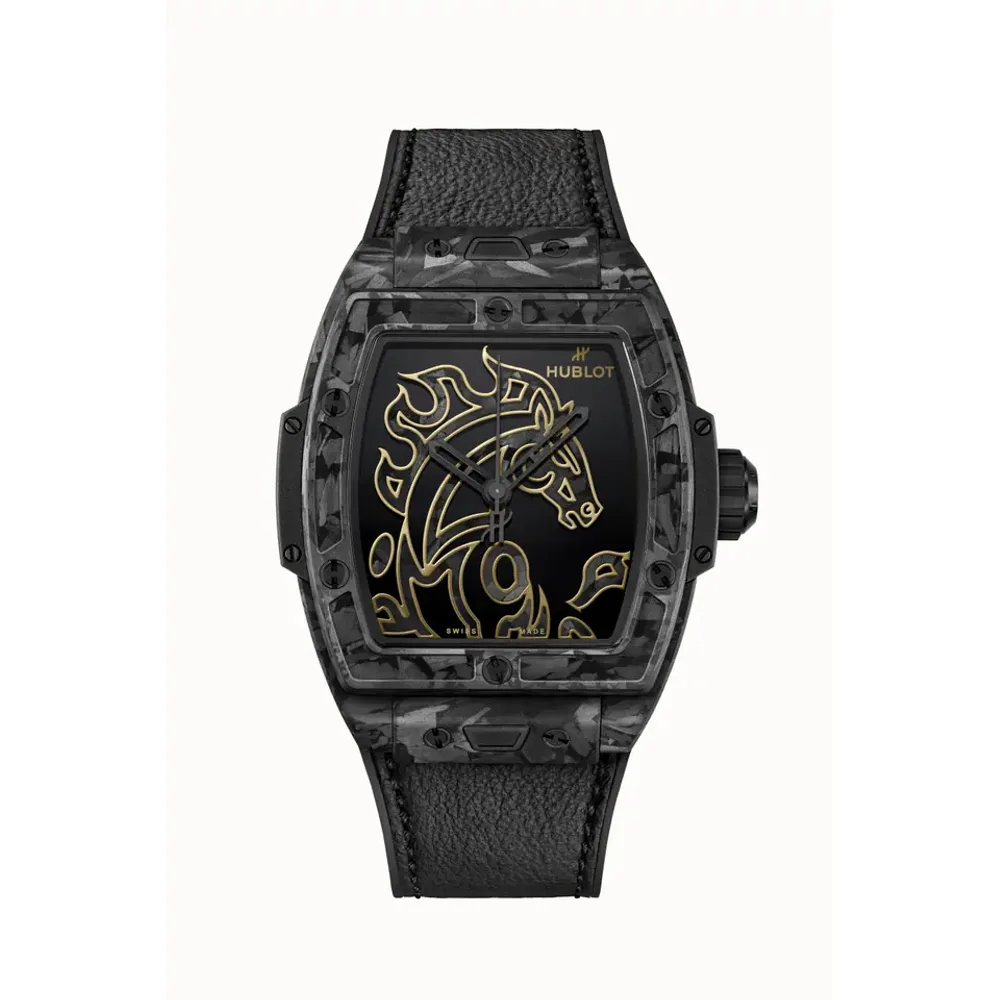 Hublot Spirit of Big Bang Year Of The Horse Frosted Carbon 42 mm