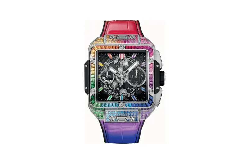 Hublot Square Bang Unico Titanium Rainbow 42 mm