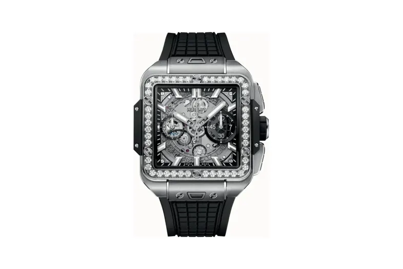 Hublot Square Bang Unico Titanium Diamonds 42 mm