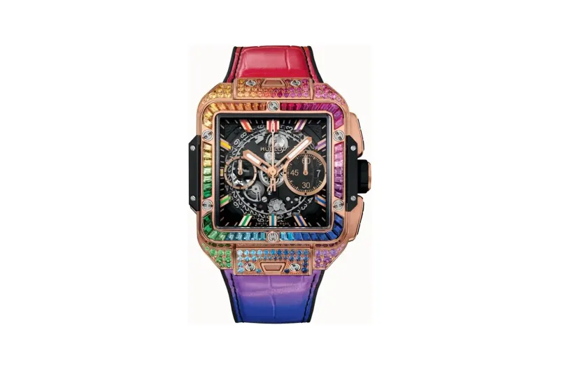 Hublot Square Bang Unico King Gold Rainbow 42 mm