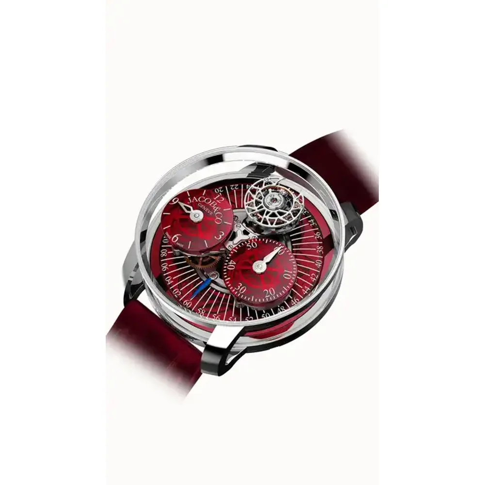 Jacob & Co. Astronomia Regulator — Titanium (Red)