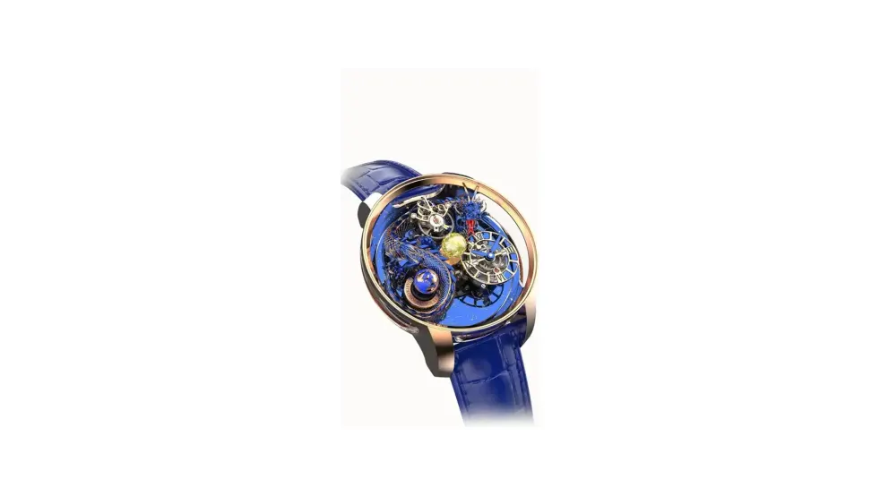 Jacob & Co. Astronomia Dragon — Blue Dragon in Rose Gold