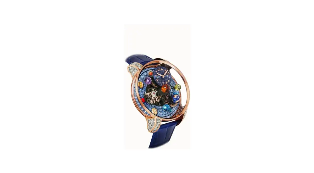 Jacob & Co. Astronomia Solar Zodiac — Zodiac Icy Blue Sapphires Baguette