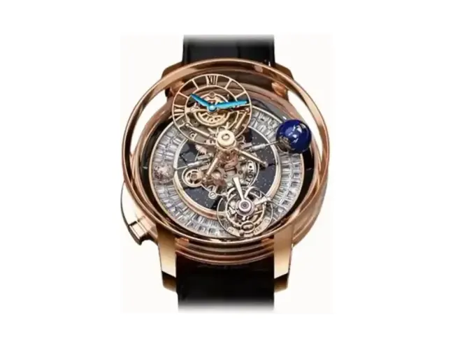 Jacob & Co. Astronomia Casino — Rose Gold with Baguette Ring Dial