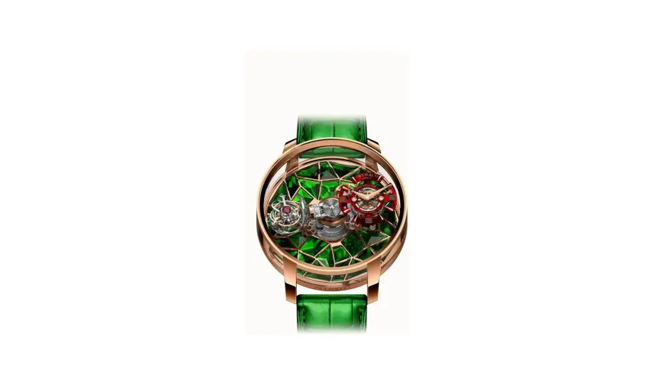 Jacob & Co. Astronomia Four-Axis Tourbillon — Rose Gold (Green)