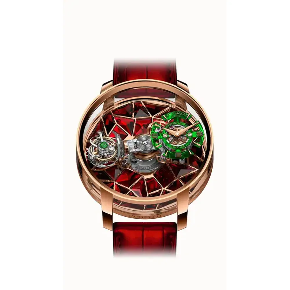 Jacob & Co. Astronomia Four-Axis Tourbillon — Rose Gold (Red)
