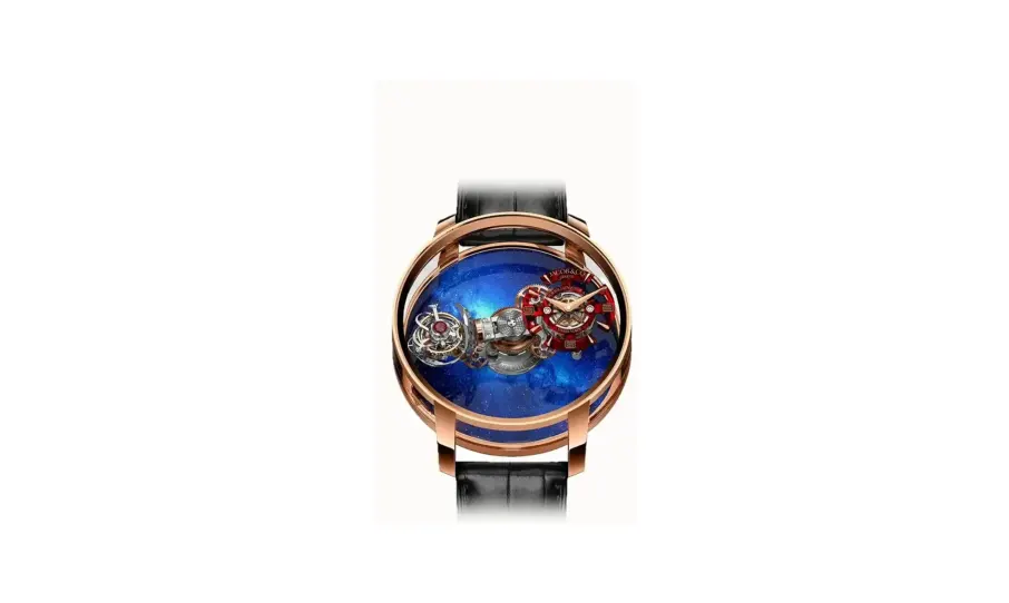 Jacob & Co. Astronomia Four-Axis Tourbillon — Mother of Pearl & Blue Aventurine