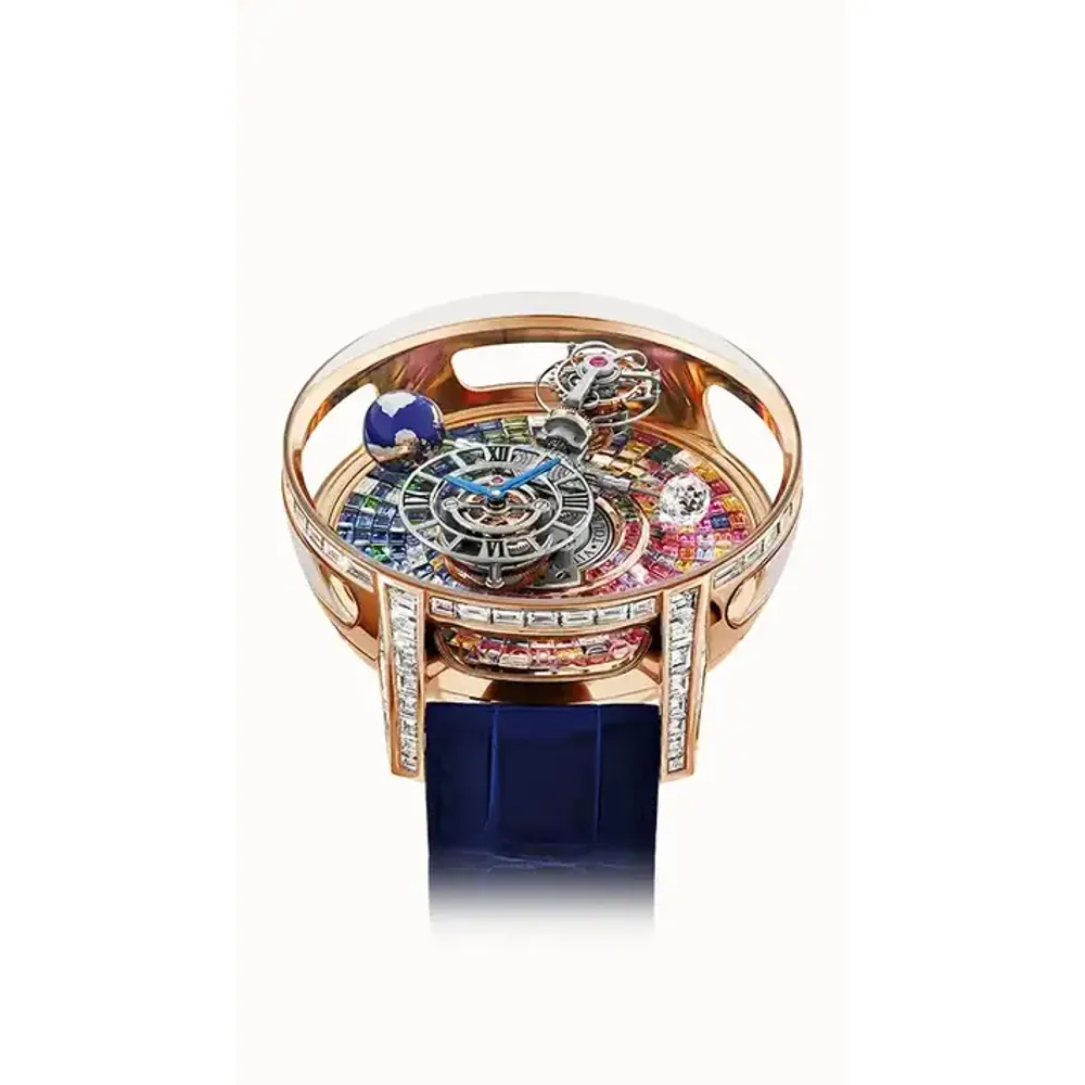 Jacob & Co. Astronomia Tourbillon Baguette — Rose Gold, Arlequino