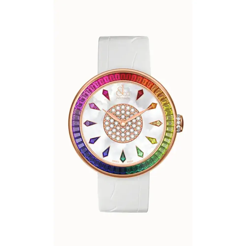 Jacob & Co. Brilliant — Rainbow Baguette in Rose Gold
