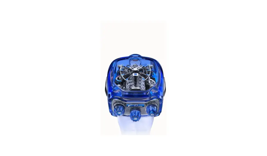 Jacob & Co. Bugatti Chiron Tourbillon Sapphire Crystal — Blue Sapphire Crystal