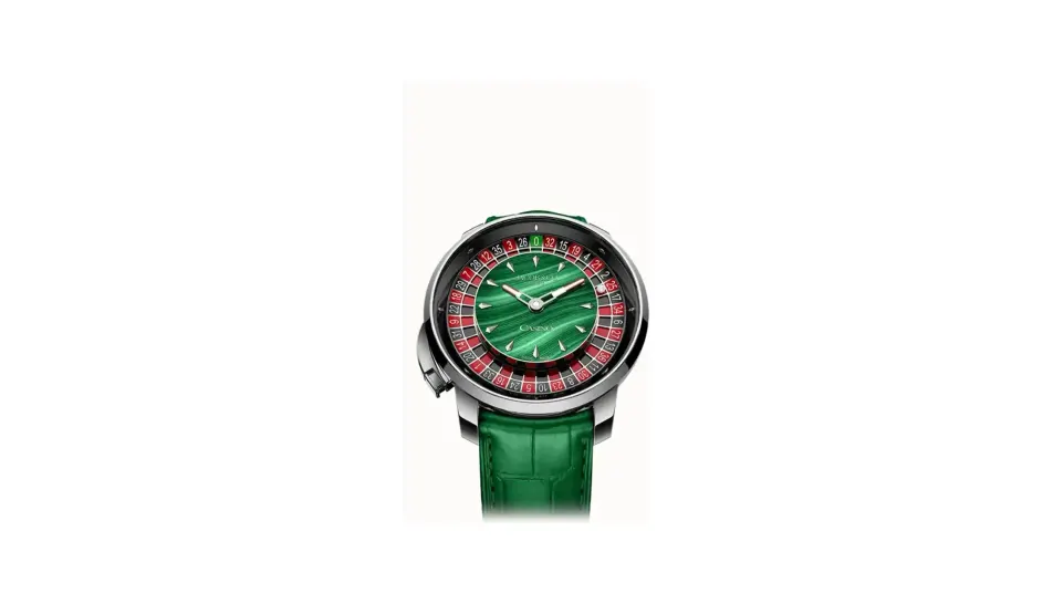 Jacob & Co. Casino Tourbillon — White Gold, Malachite Dial