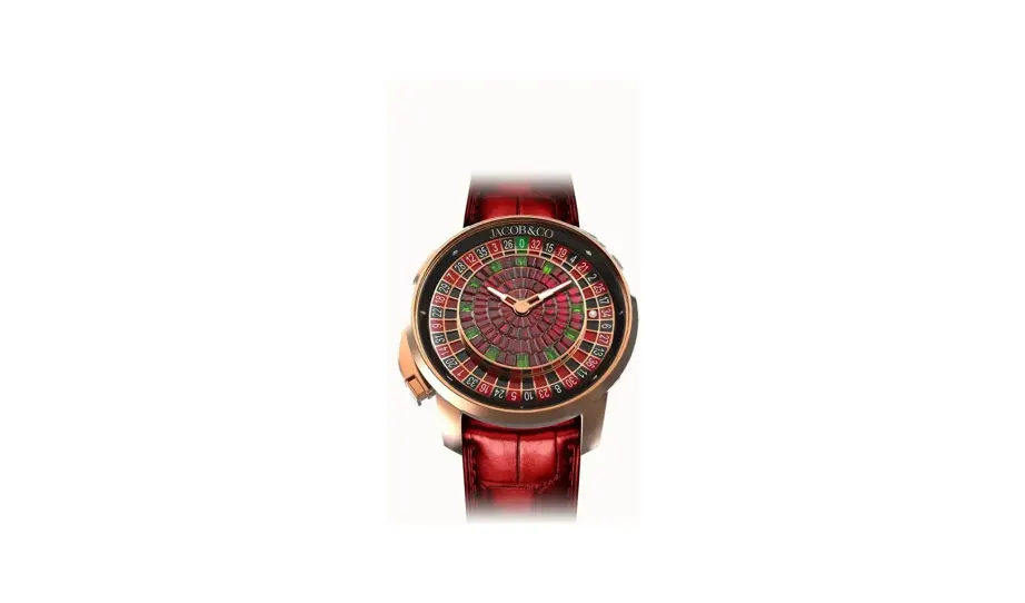 Jacob & Co. Casino Tourbillon — Rubies, 18K Rose Gold