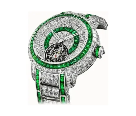 Jacob & Co. Caviar Tourbillon — White Diamonds & Tsavorites