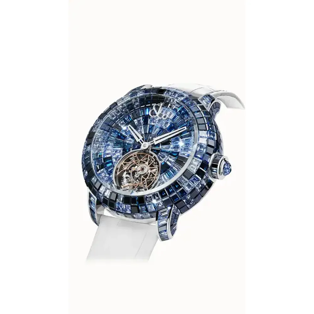Jacob & Co. Caviar Tourbillon — Camo Blue
