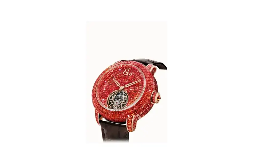Jacob & Co. Caviar Tourbillon — Orange Sapphires