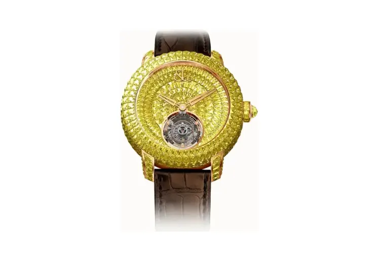 Jacob & Co. Caviar Tourbillon — Yellow Sapphire Angel Cut