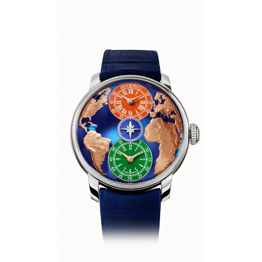 Jacob & Co. Salman Khan Dual Time Zone — Steel