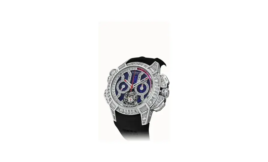Jacob & Co. Epic X Chrono Tourbillon Baguette — Blue Crystal